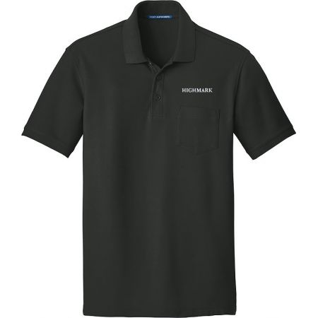 20-K100P, X-Small, Black, None, Left Chest, Highmark Companies.